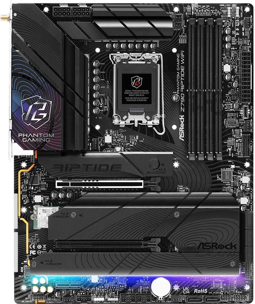 Pllakë amë Asrock Z790 Riptide WiFi Intel Z790 LGA 1700 ATX, e zezë