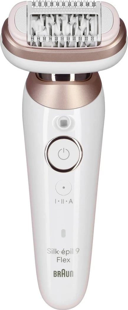 Epilator Braun Silk-épil 9 Flex 9-030, 40 pinceta, Roze, Bardhë