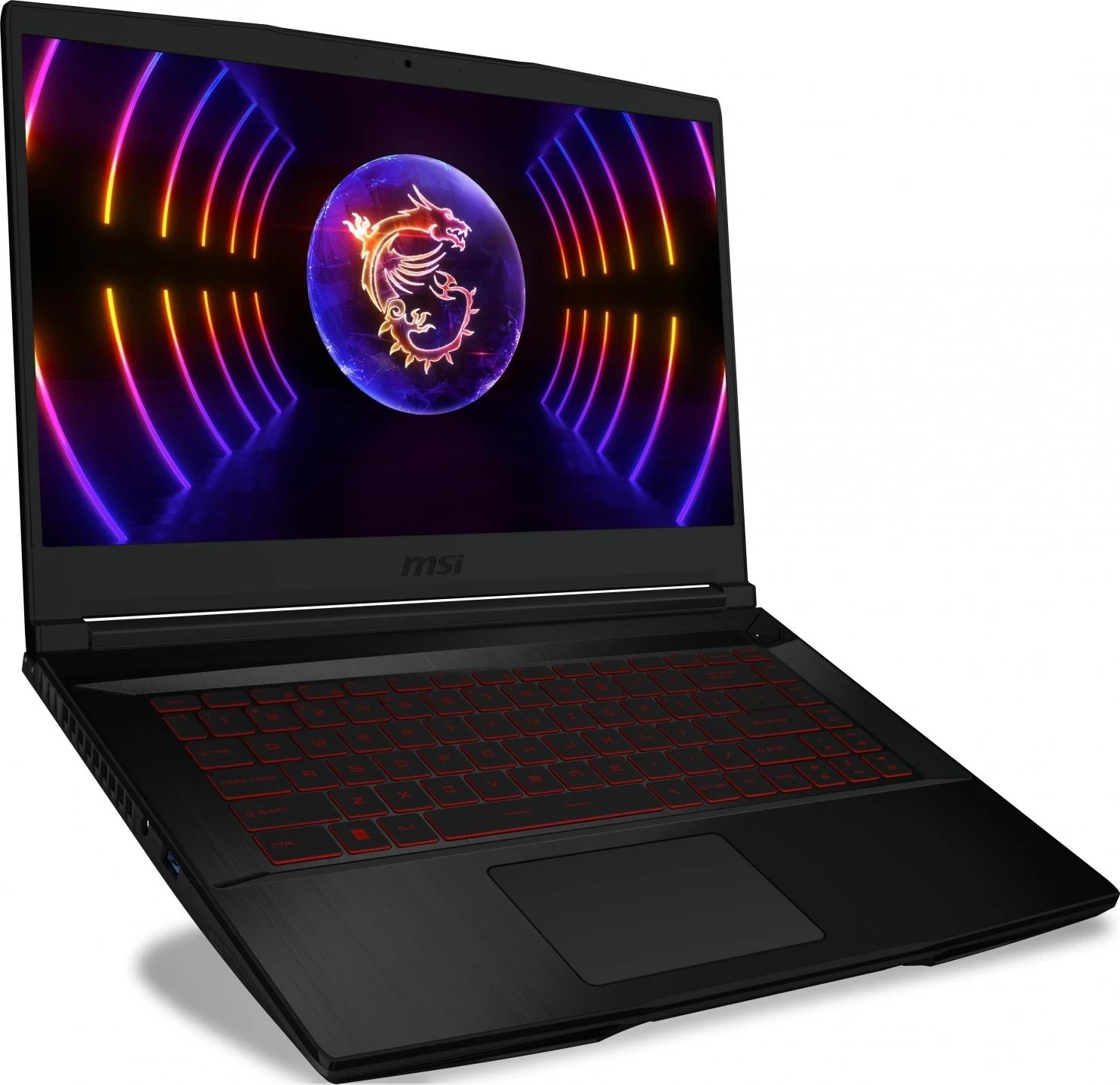 Laptop për lojëra MSI Thin GF63, Core i5-12450H, 15.6'-144Hz, 8GB RAM, 512GB SSD, RTX 2050, e zi