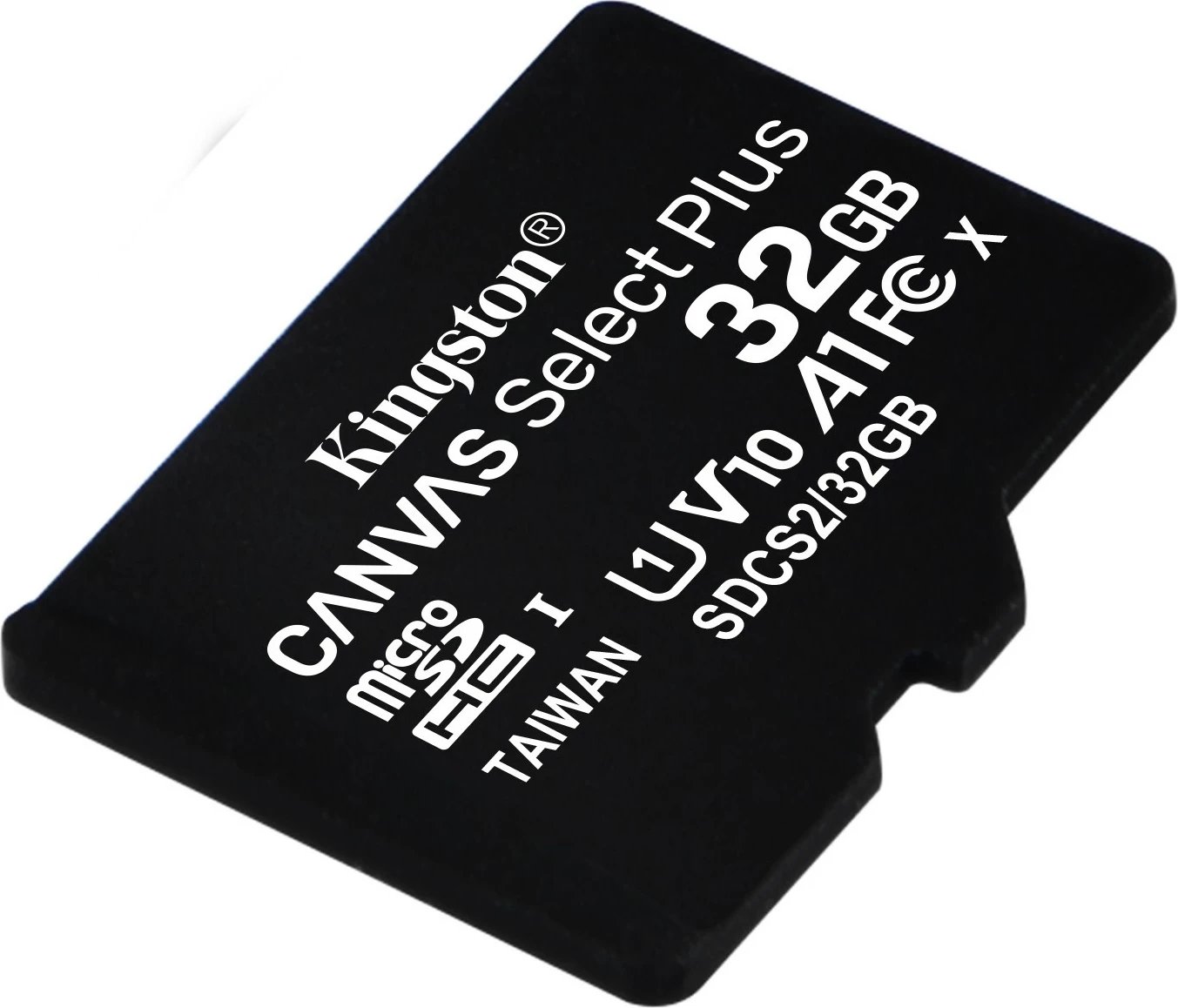 Kartelë memorie Kingston Canvas Select Plus 32GB, MicroSDHC, Class 10, UHS-I, 100 MB/s, e zezë