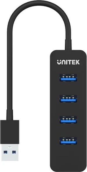 HUB USB UNITEK me 4 porta USB-A 3.1, Aktiv, 10W, H1117A