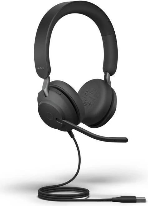 Headset Jabra Evolve2 40 SE, Wired, Calls/Music, 20 - 20000 Hz, 188 g, Black