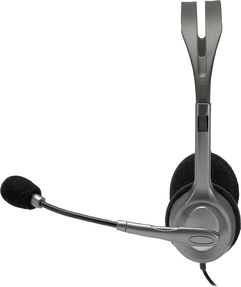 Kufje Logitech H110, Stereo, Wired, Office/Call center, 20 - 20000 Hz, 74 g, Black, Silver