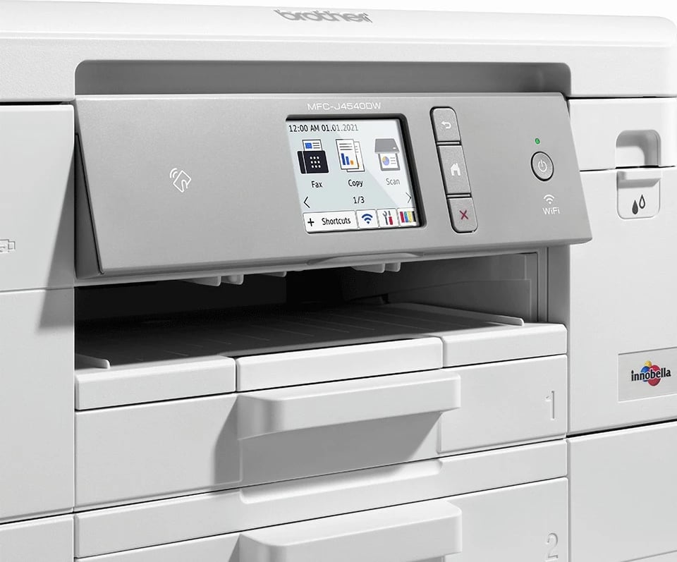 Printer Brother MFC-J4540DW, Inkjet, Ngjyrë, 4800 x 1200 DPI, A4, Printim Direkt, Bardhë