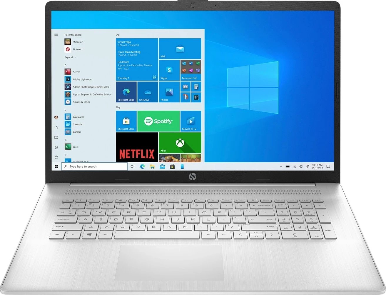 Laptop HP 17-CN3033CL, i5-1335U, 17.3" FHD, 16GB RAM, 512GB SSD, Natural Silver