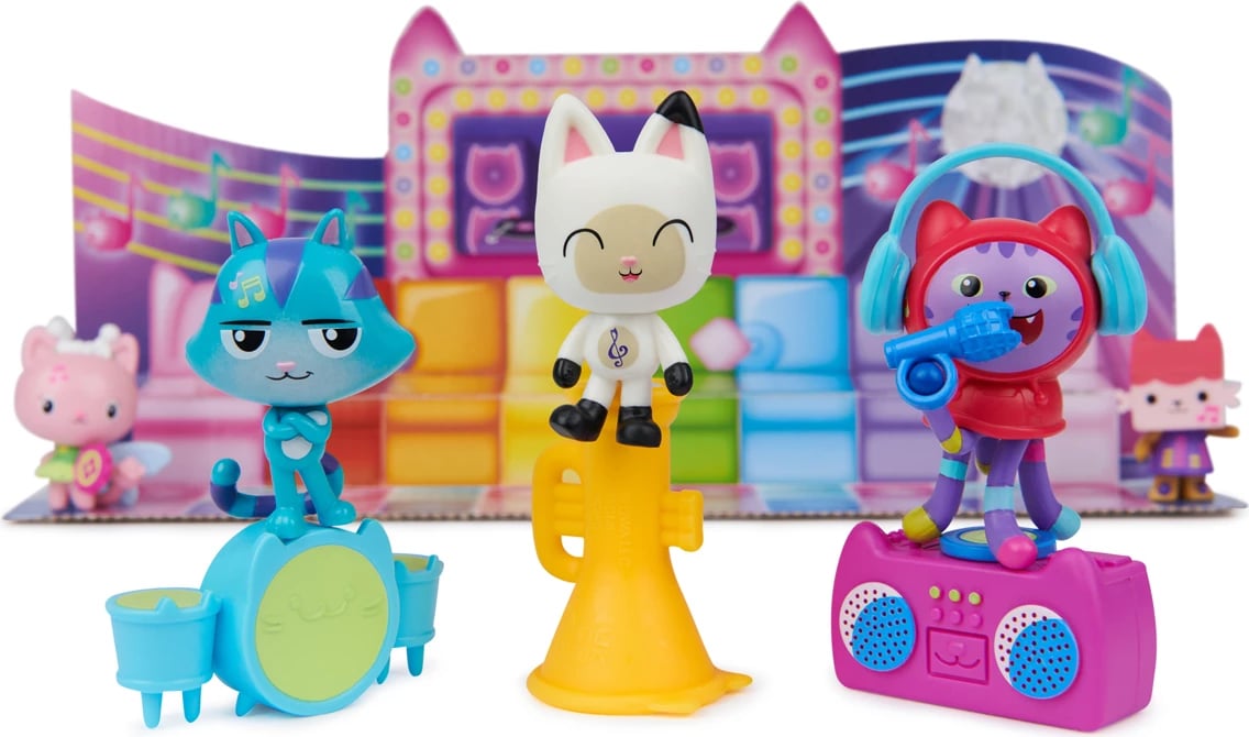 Gabby's Dollhouse Groove with Gabby & Friends Musical Playset