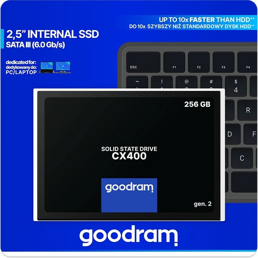 Disk SSD Goodram CX400, 2.5", 256GB