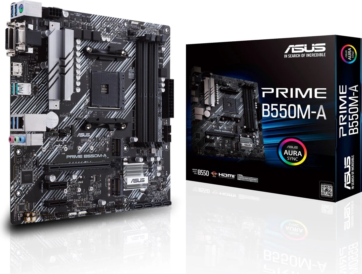 Pllakë amë ASUS Prime B550M-A, AMD B550, DDR4