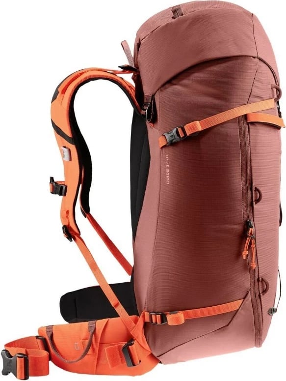 Çantë hiking Deuter Guide 34+8, REDWOOD-Papaya