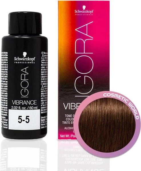 Ngjyrë për flokë semi permanente IG Vibrance 5-5 Light Brown Gold, 60 ml