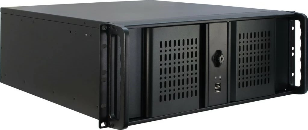 Kasë server Inter-Tech 4U-4098-S, Rack, ATX, micro ATX, Mini-ITX, e zezë