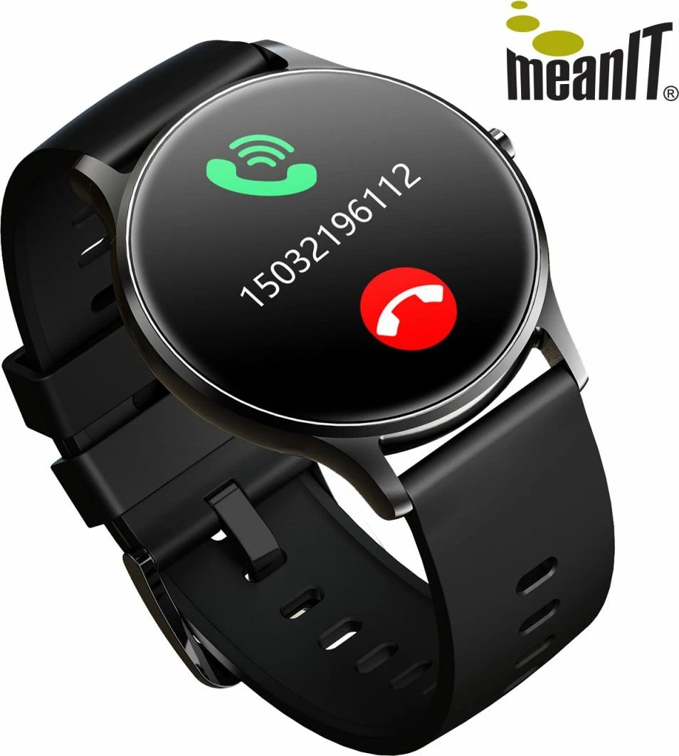 Smartwatch meanIT M35 Elite, 1.3", e zezë