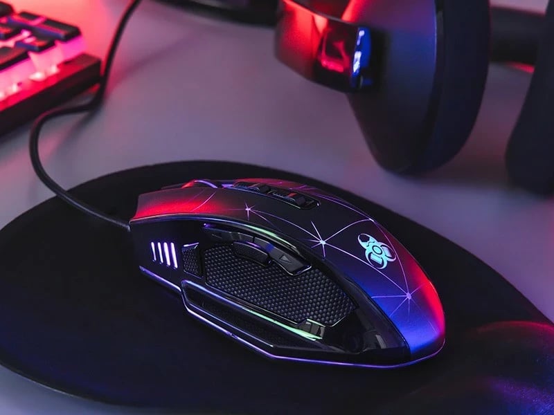 Maus Tracer GameZone SPACE, RGB, 7200 DPI, i zi