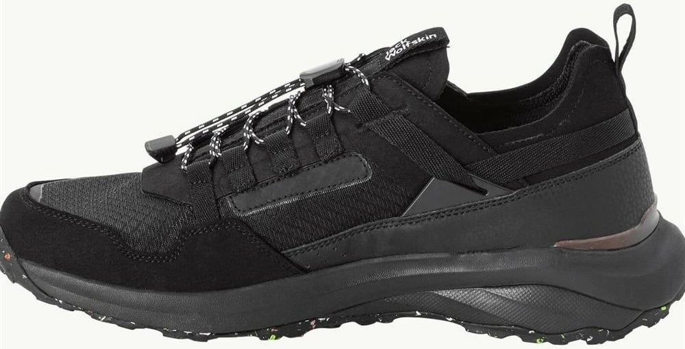 Këpucë për meshkuj Jack Wolfskin Dromoventure Athletic Low, të zeza