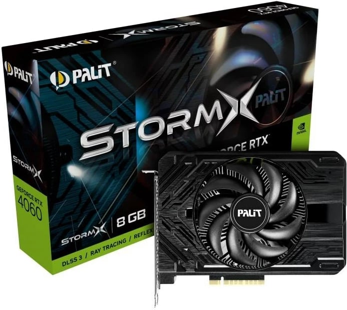 Kartelë grafike Palit GeForce RTX 4060, 8 GB GDDR6