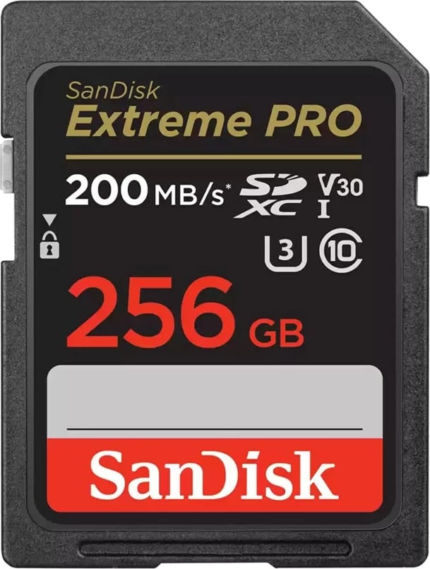 Kartë e memories SanDisk Extreme Pro, 256GB, MicroSDXC UHS-I Class 10