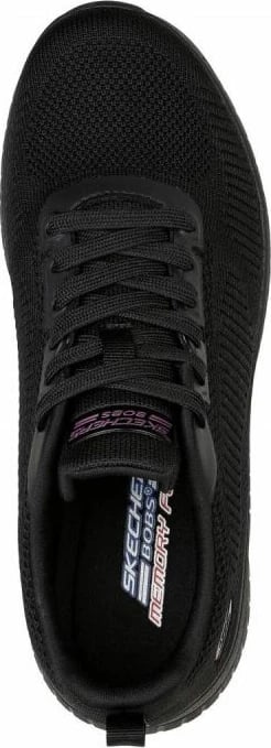 Këpucë Skechers, modeli Bobs Squad Chaos me Memory Foam për femra, të zeza