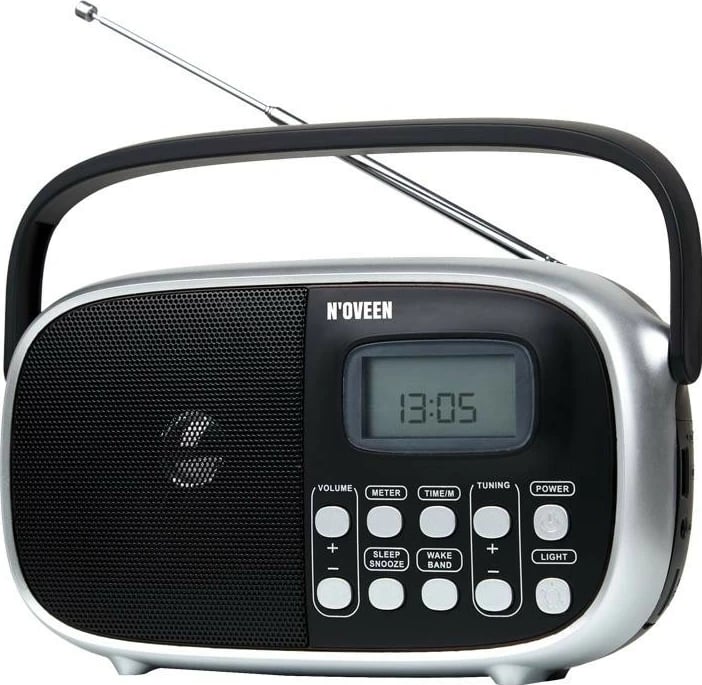 Radio Noveen PR850 Digital, FM, MW, SW1, SW2, ngjyrë argjendë-e zezë