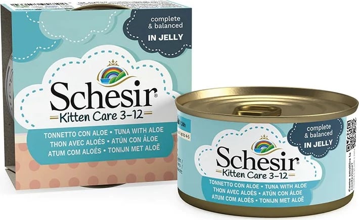 Ushqim për mace Schesir, tuna, 85gr