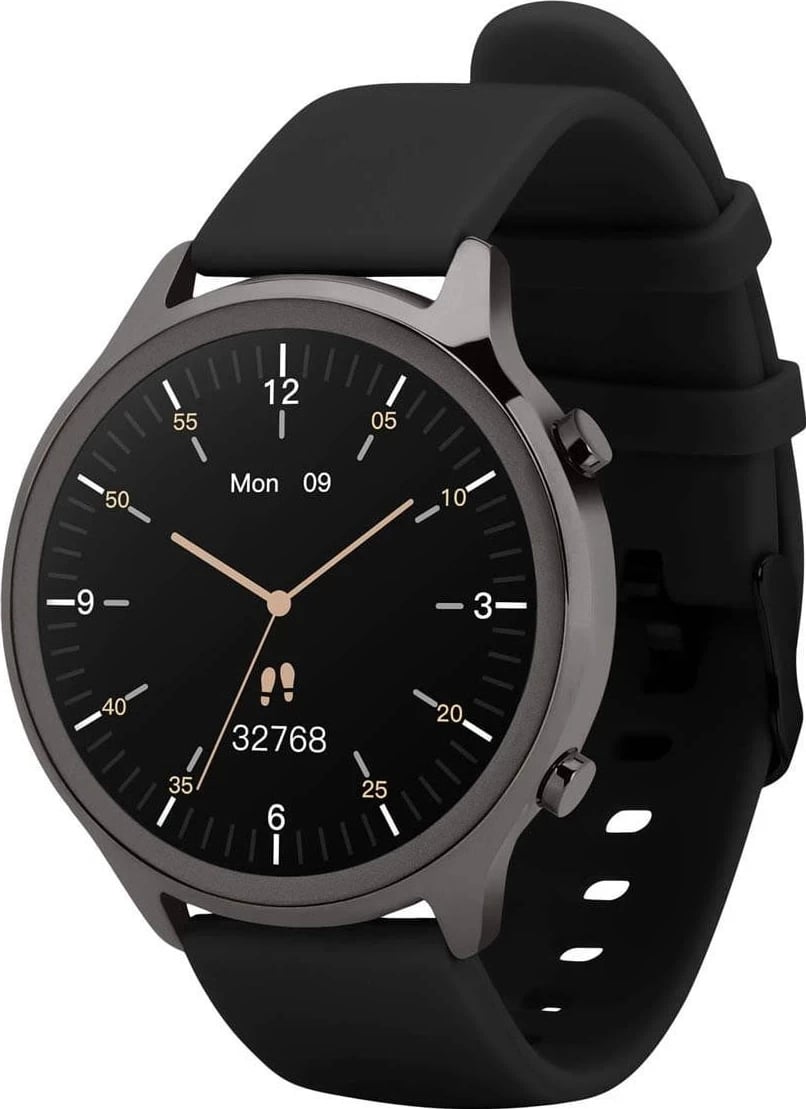 Smartwatch Garett Veronica, 64 MB, 1.32 inch, e zezë