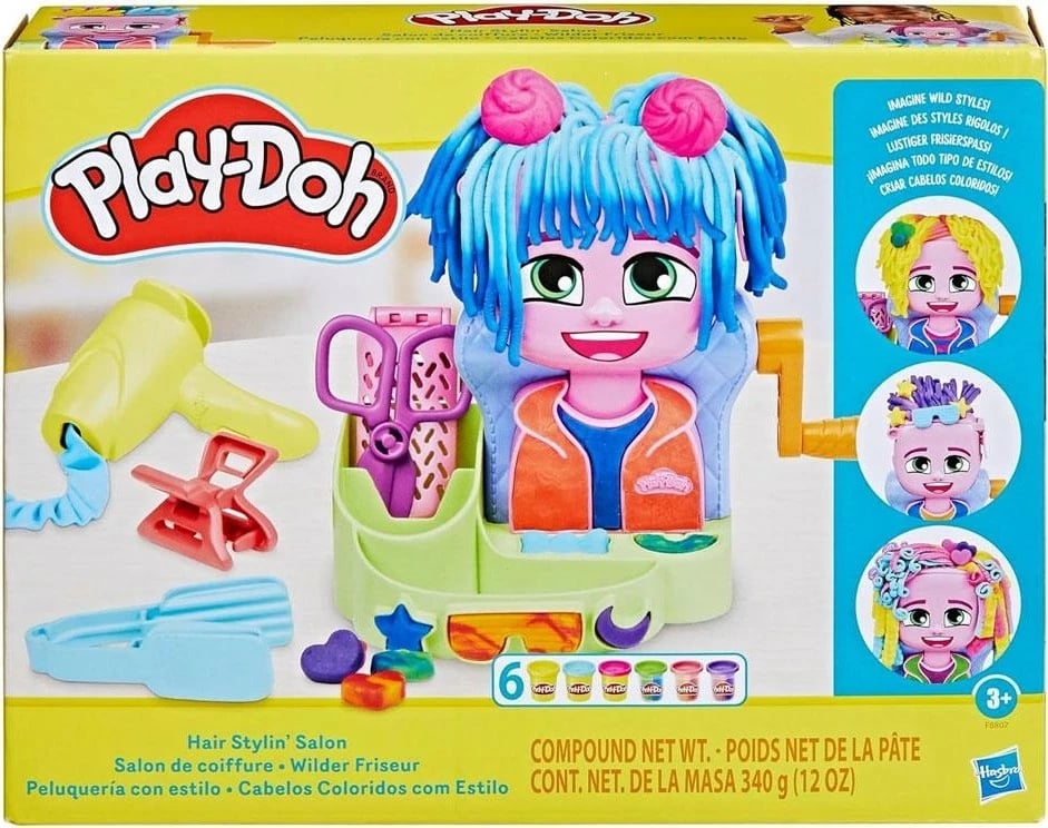 Set lojërash Play-Doh Hair Salon, për fëmijë