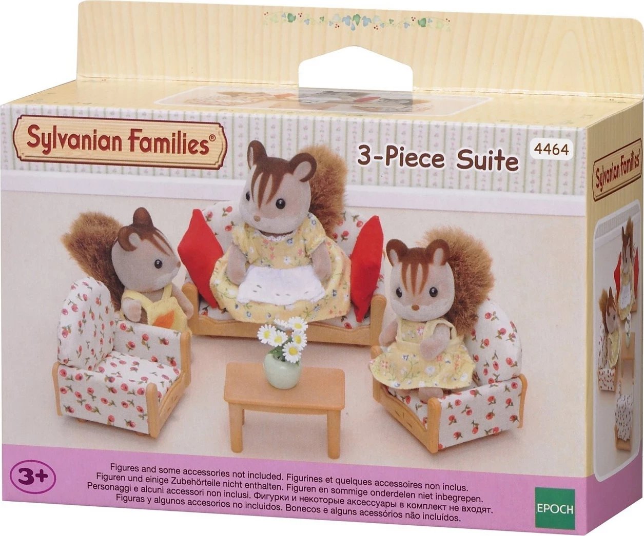 Set mobiljesh Sylvanian Families 3 copë, EPOCH, Ngjyra të ndryshme