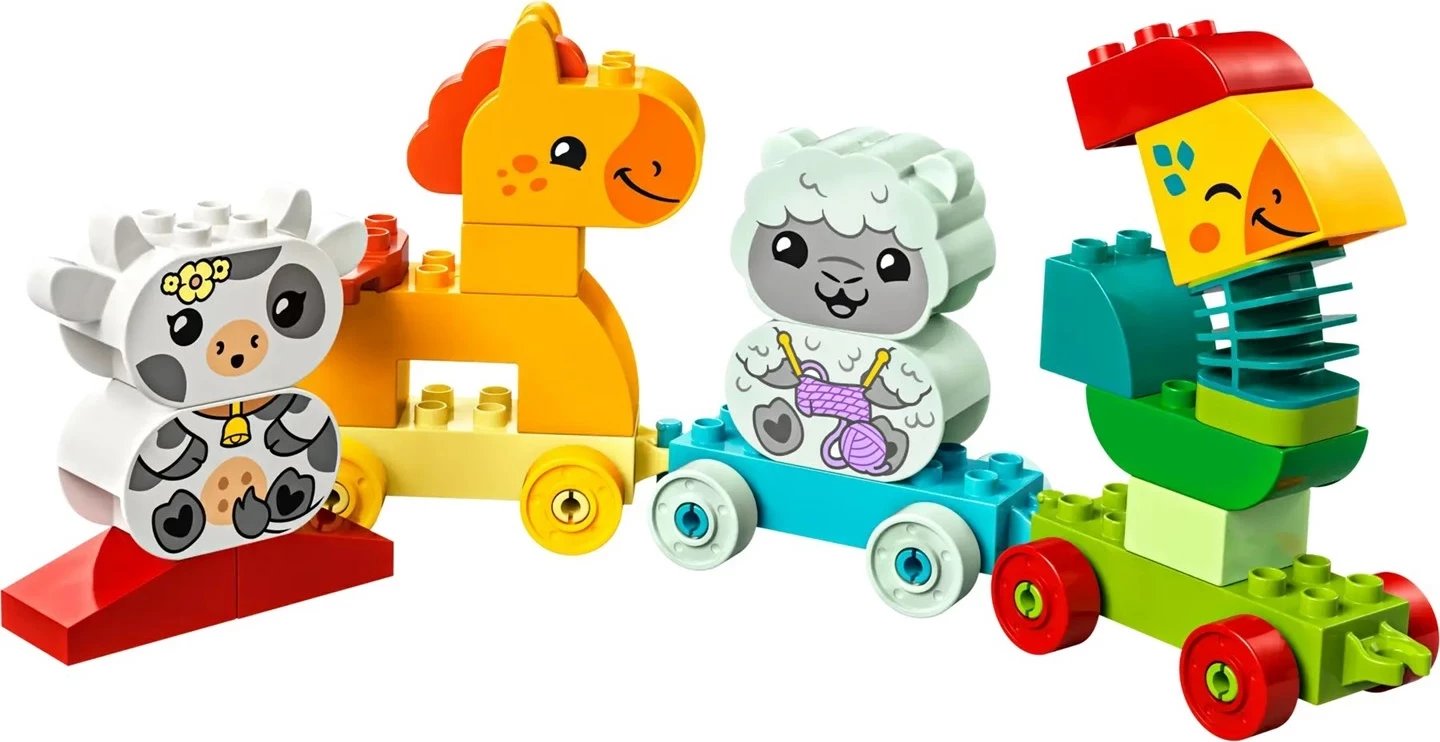 Set me kocka LEGO DUPLO 10412 Animal Train