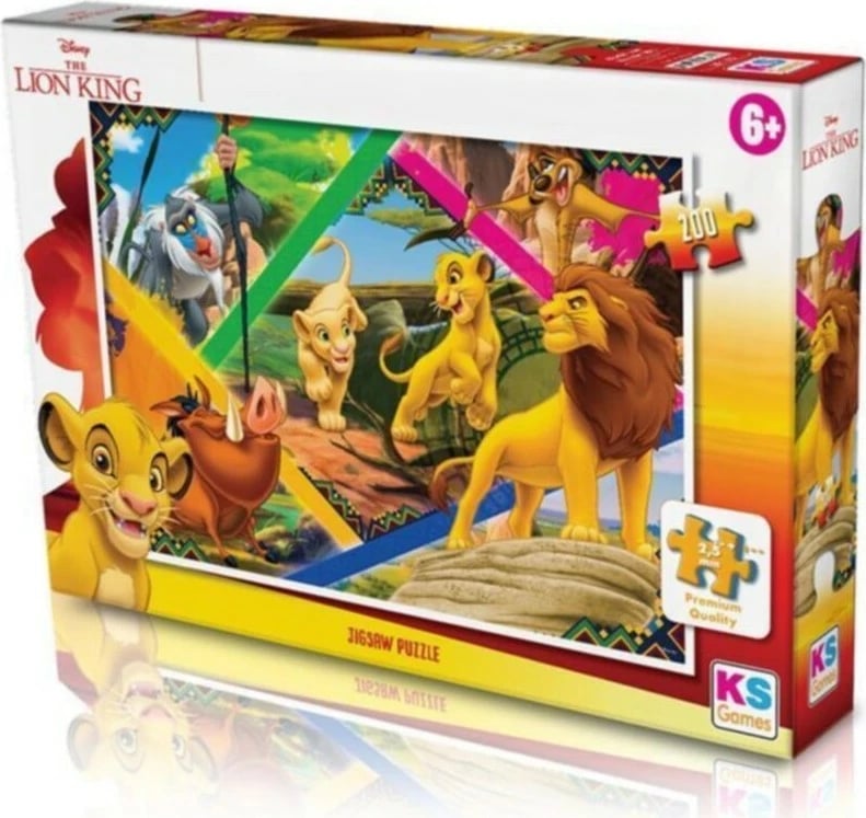 Puzzle për fëmijë KS Games Lion King 200 copë