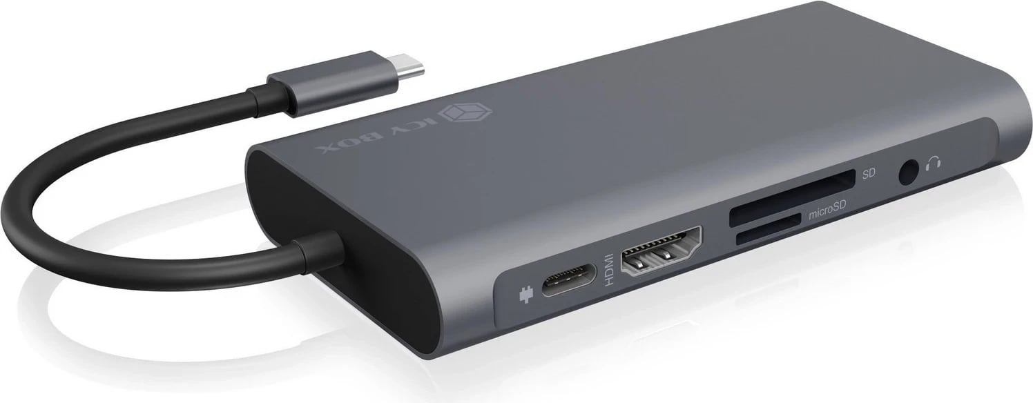 Docking station ICY BOX IB-DK4040-CPD USB-C me 2 dalje video