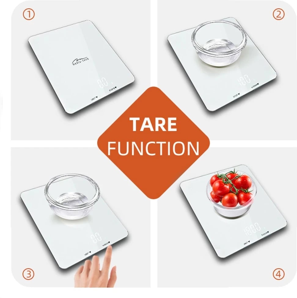 Peshore kuzhine SMART DIET SCALE MT5544, e bardhë