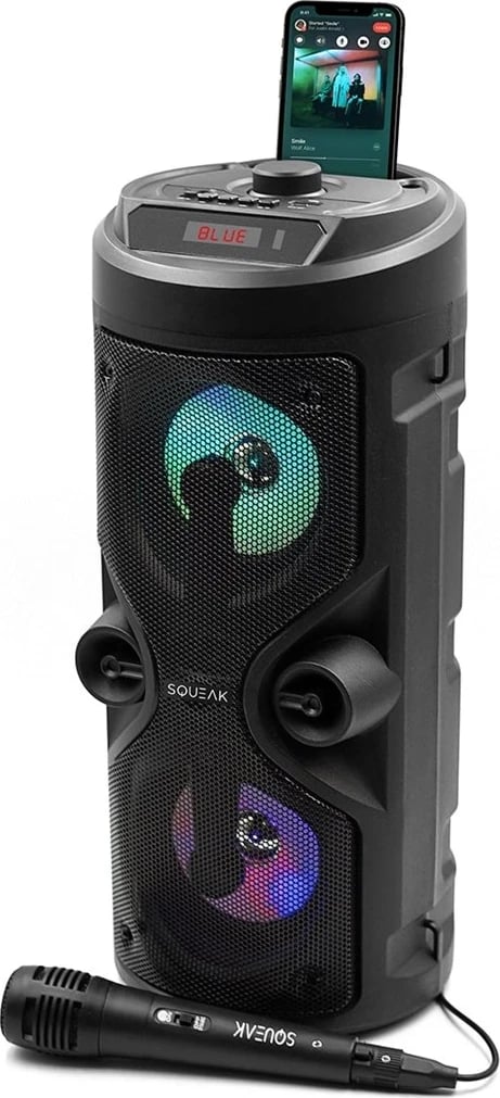 Boks karaoke SQUEAK Harmony BT 5.0 SQ1004, i zi