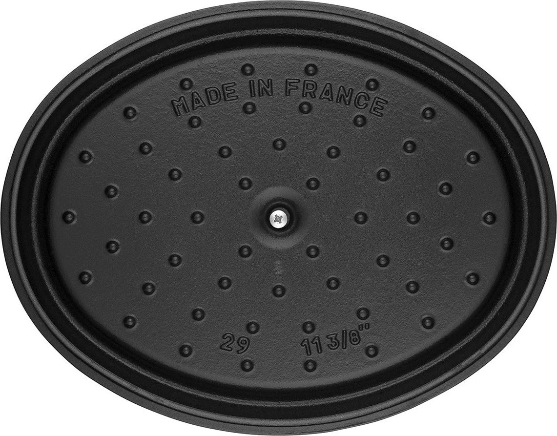 Tavë ZWILLING Staub 40509-322-0, 6.7 L, Gize, E zezë