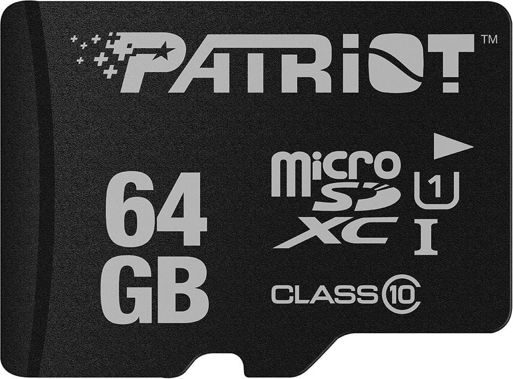 Kartë memorie microSDXC Patriot LX Series, 64GB