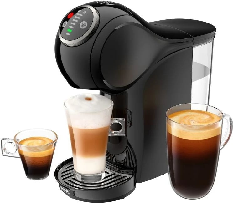 Makine kafeje kapsulë DeLonghi Genio S Plus, 0.8 L, E zezë