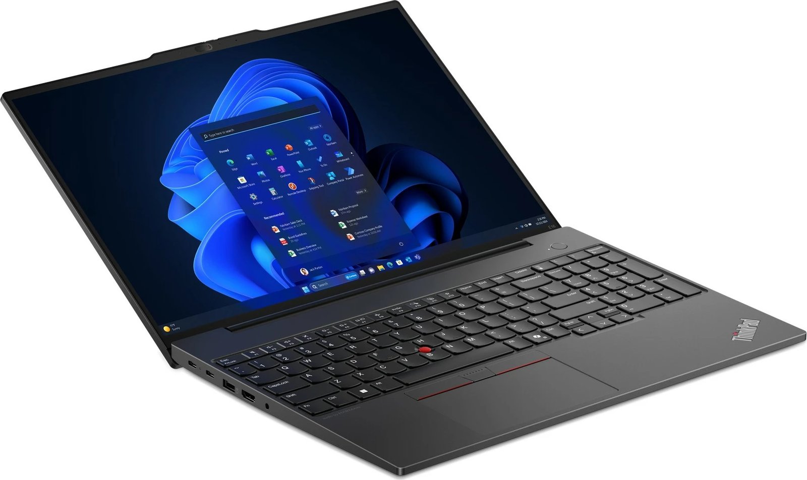 Laptop Lenovo ThinkPad E16, 16", AMD Ryzen 5, 16GB RAM, 512 GB SSD,AMD Radeon Graphics, i zi (DE keyboard)