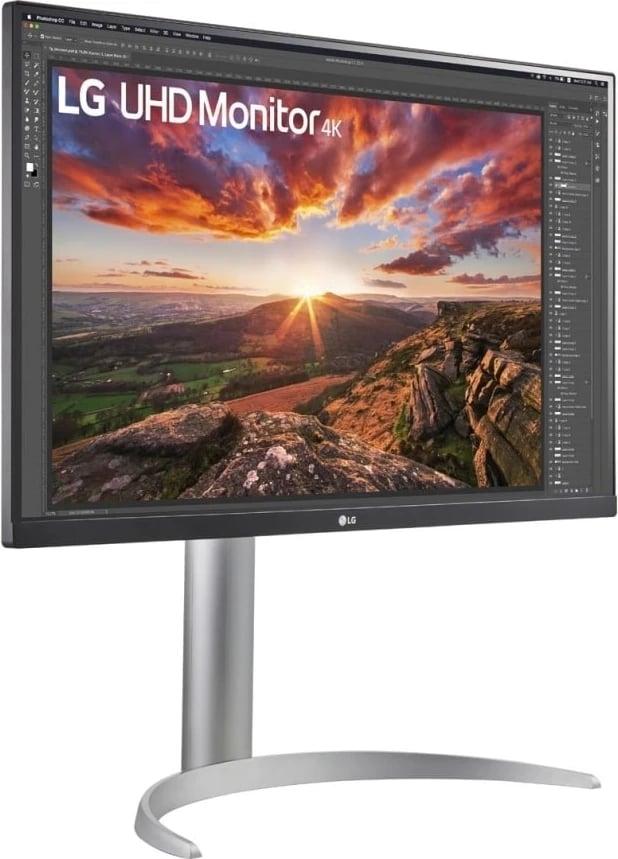 Monitor Kompjuteri LG 27UP85NP-W, 27", 4K Ultra HD LED, Argjendtë