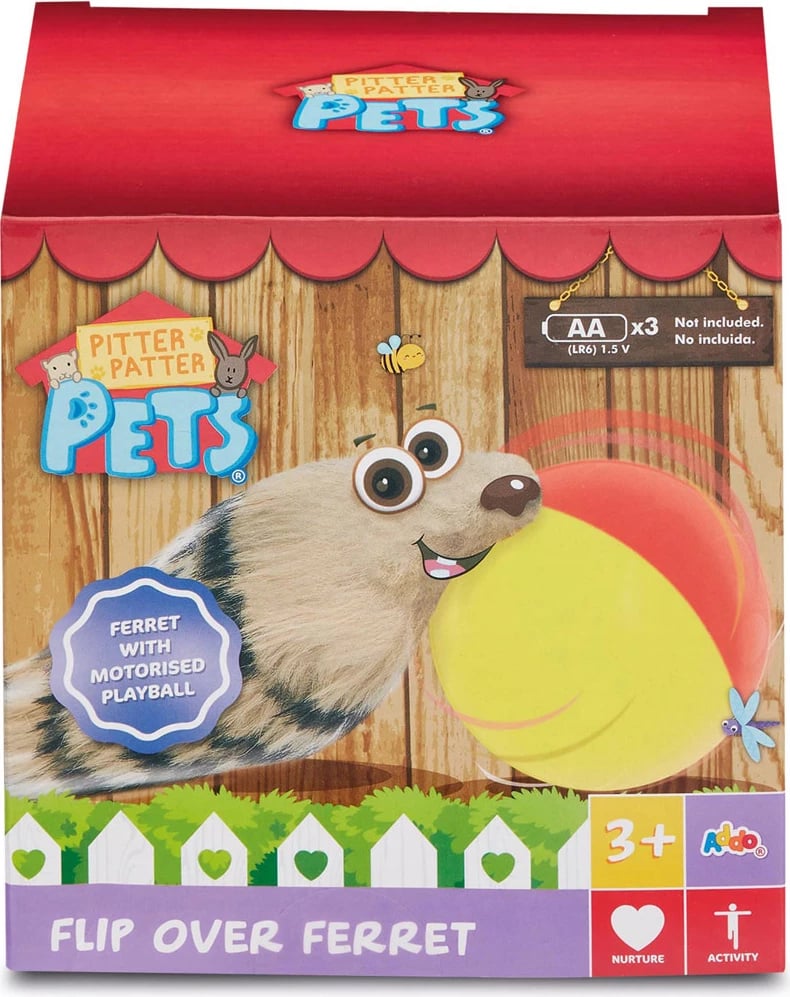 Pitter Patter Pets Flip Over Ferret Electronic Pet