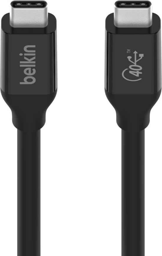 Kabllo USB Belkin INZ001bt0.8MBK, USB4 Gen 3x2, 0.8 m, USB C, E zezë