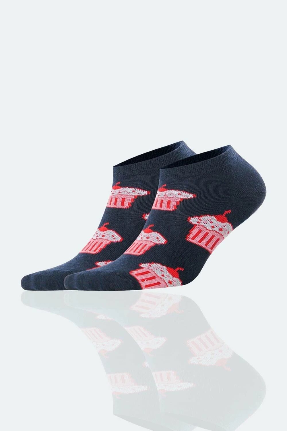 Çorape për femra Socksmax, anthracite, set 3 copë