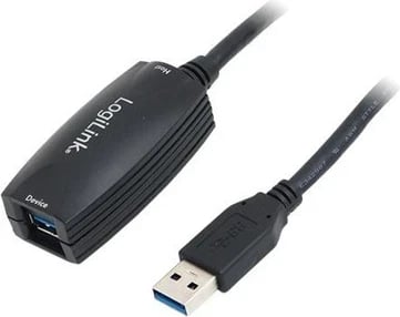 Kabllo USB LogiLink, 5.0m, e zezë