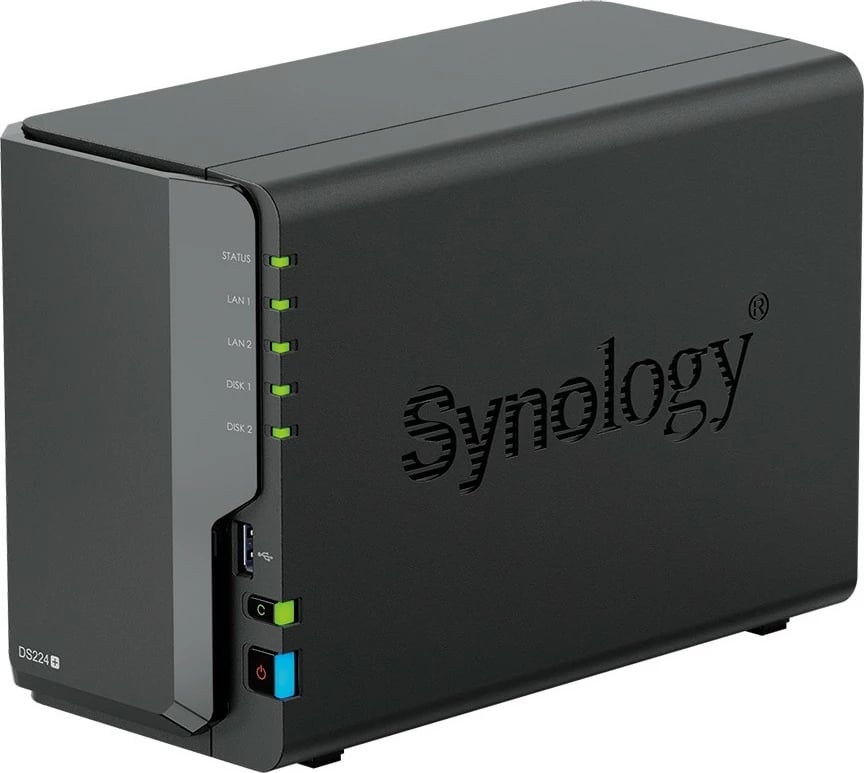 NAS Synology DiskStation DS224+, Desktop, Intel® Celeron®, J4125, 2 GB, DDR4