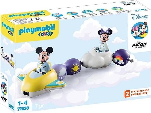 Set ndërtimi Playmobil Disney & Mickey and Friends 1.2.3, 7 elemente, 2 figura