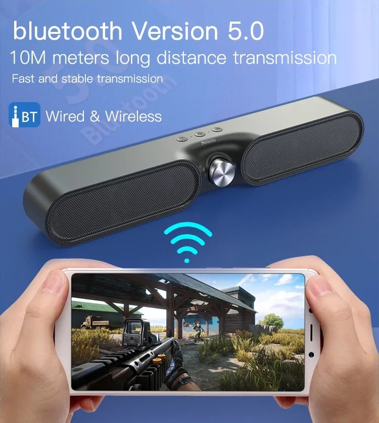 Altoparlant me Bluetooth Yesido YSW05, i zi