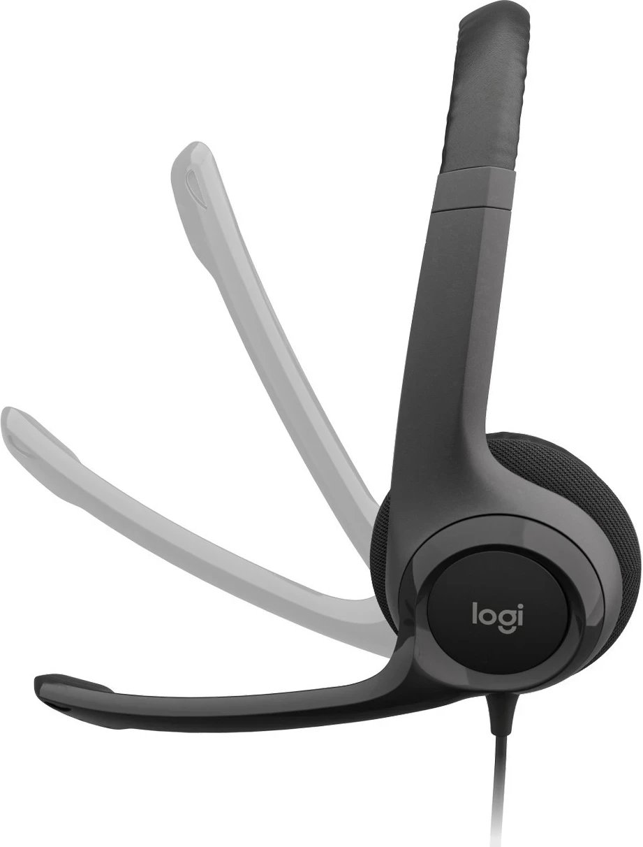 Kufje Logitech H390 USB, 1.9m, të zeza