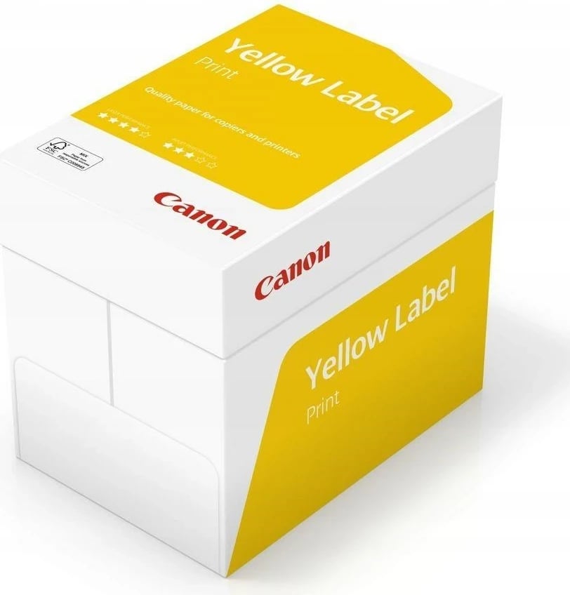 Letër fotokopje Canon Yellow Label Print A4, 80g, 5x Ream (2500 fletë), Mat