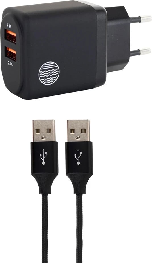 Karikues muri dual USB-A Our Pure Planet 24W, port EU