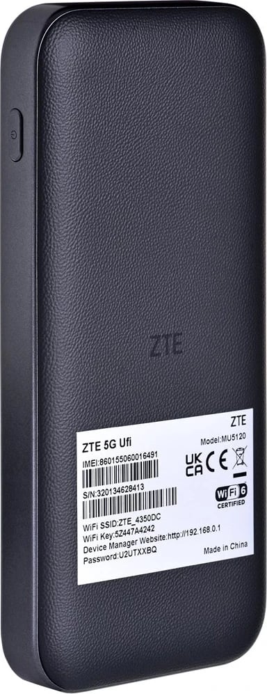 Router ZTE MU5120 5G, Gri i Errët