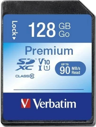 Kartelë memorie Verbatim Premium U1 128GB, SDXC, 90MB/s