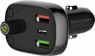 Transmetues FM për veturë Ldnio 30W Car charger bluetooth 5.0 player