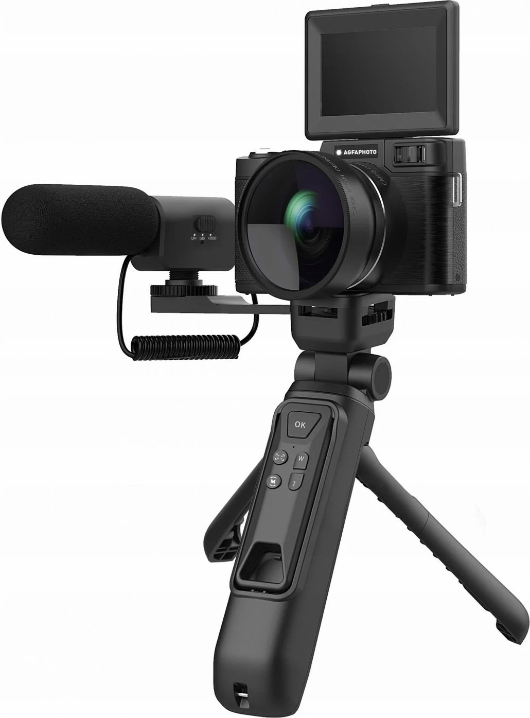 Kamerë digjitale AgfaPhoto Realishot VLG-4K, 24MP, 4K, e zezë